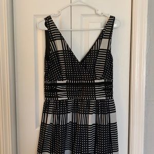 Ann Taylor black and white sundress 6